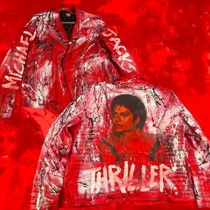Michael Jackson THRILLER Custom Leather Jacket